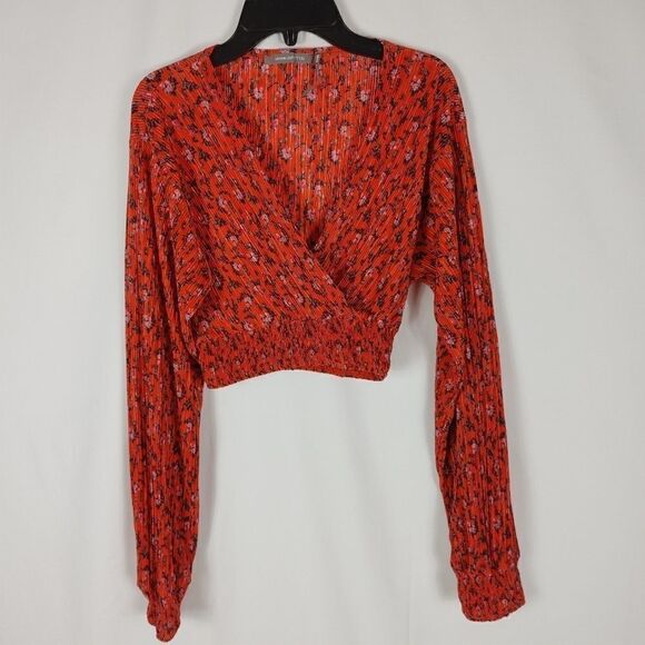 Urban Outfitters Women's Red Dainty Floral Print S - Picture 5 of 10